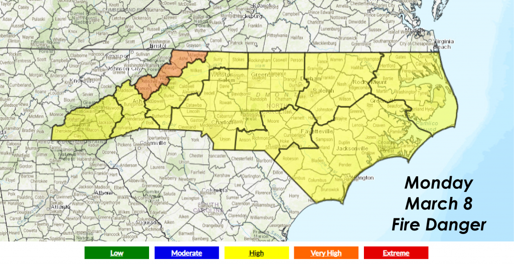 Very High Fire Danger in the Carolinas Carolina Weather Group